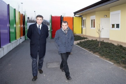 Inaugurazione casette (ex sinti)